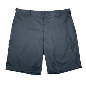 Nike Golf Short Mens 40 Navy Tech Chino Flat Front Dri Fit Stretch Moisture Wick